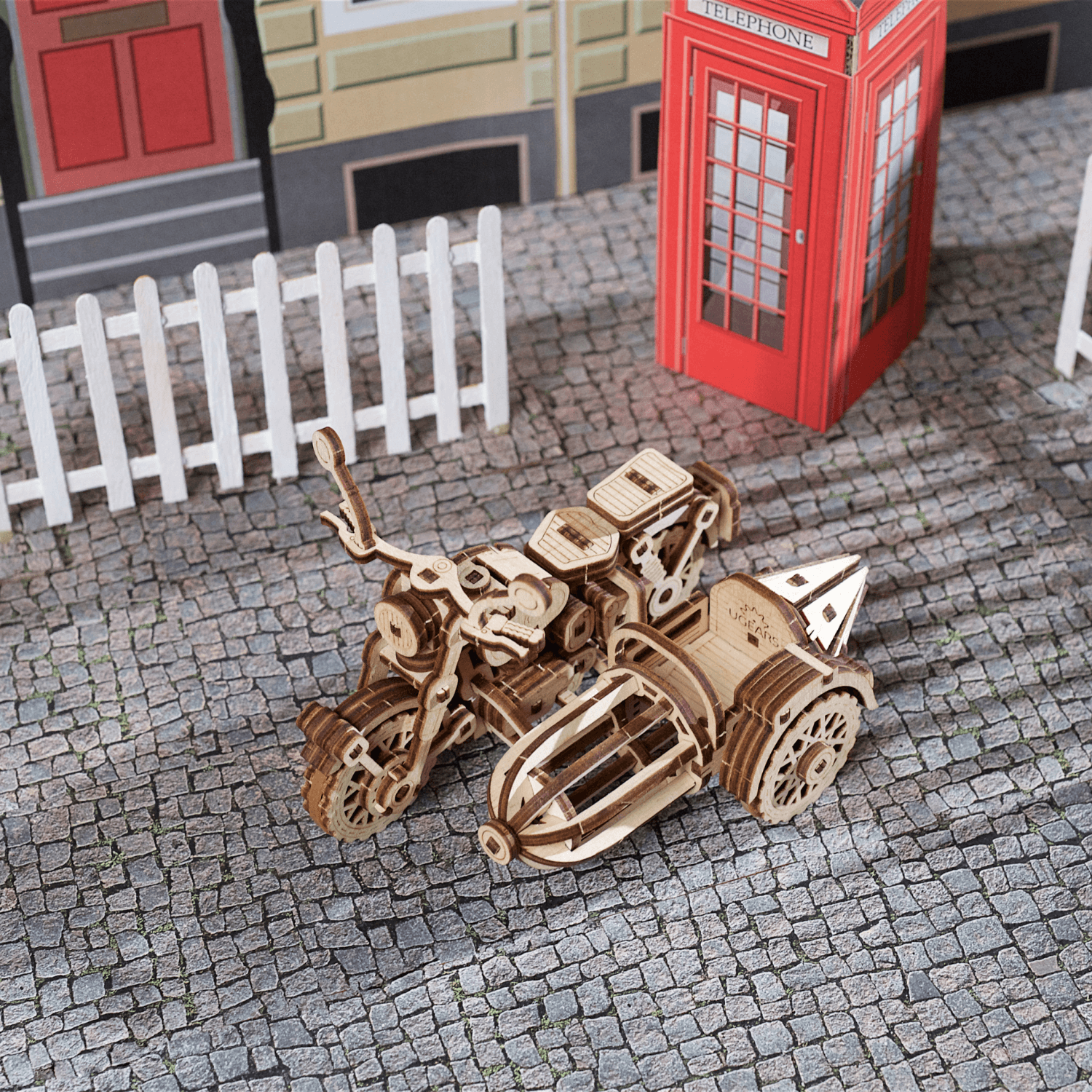 Hagrid's Flying Motorcycle™ | Harry Potter-Mechanical Wooden Puzzle-Ugears--