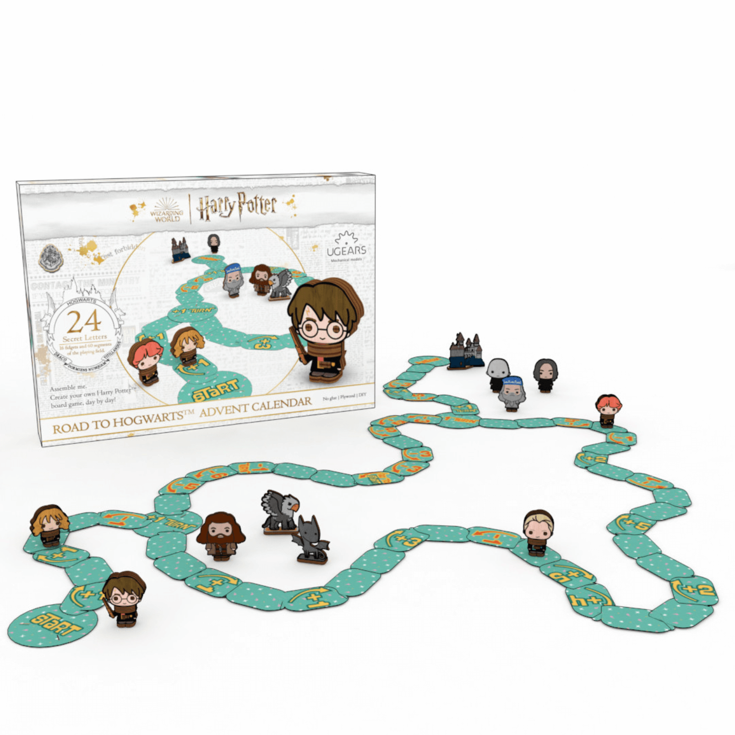 Harry Potter™ Advent Calendar - The Road to Hogwarts™ 3D Puzzle Ugears