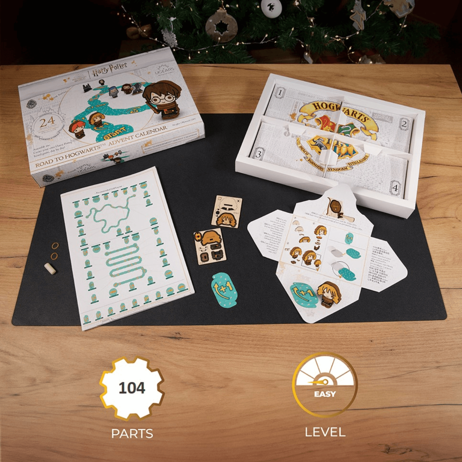 Harry Potter™ Advent Calendar - The Road to Hogwarts™ 3D Puzzle Ugears