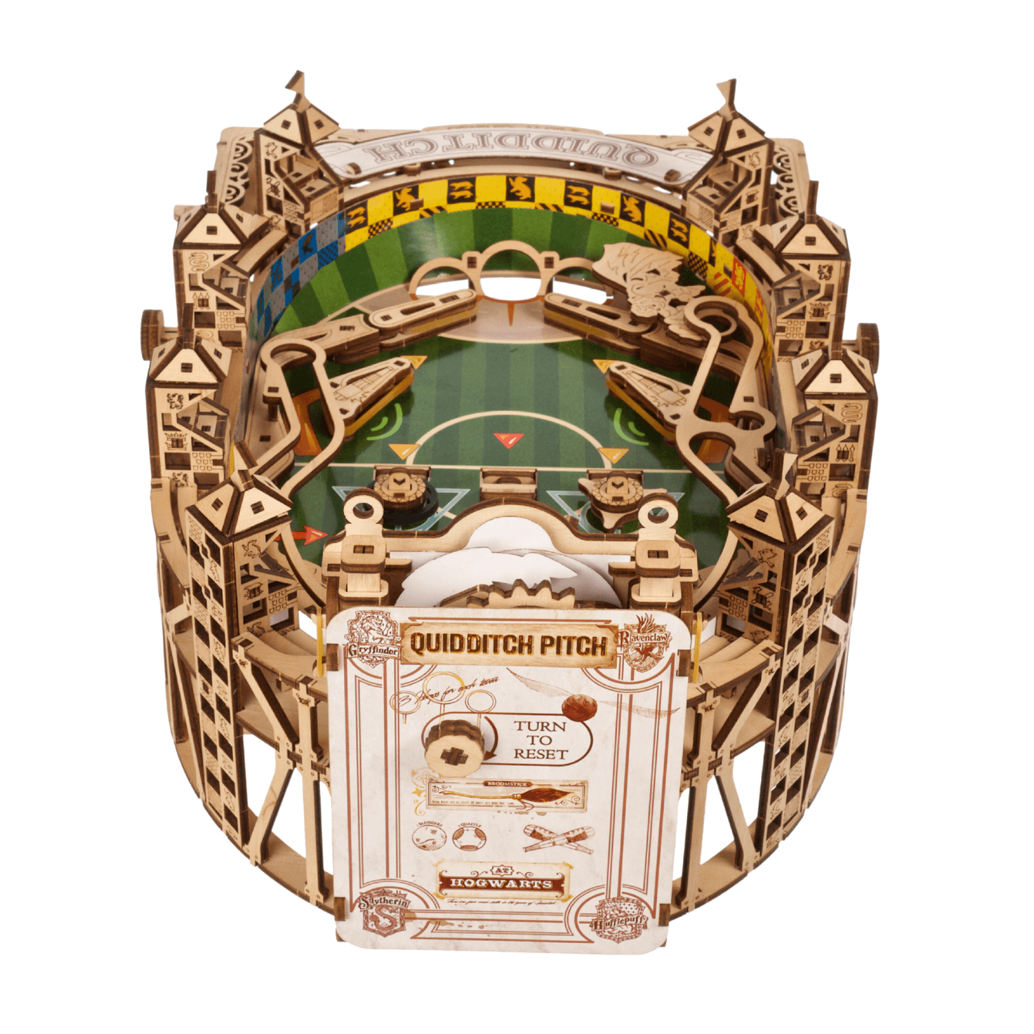 Quidditch Pinball – build in the flow, play in the moment Mechanical wooden puzzle Ugears