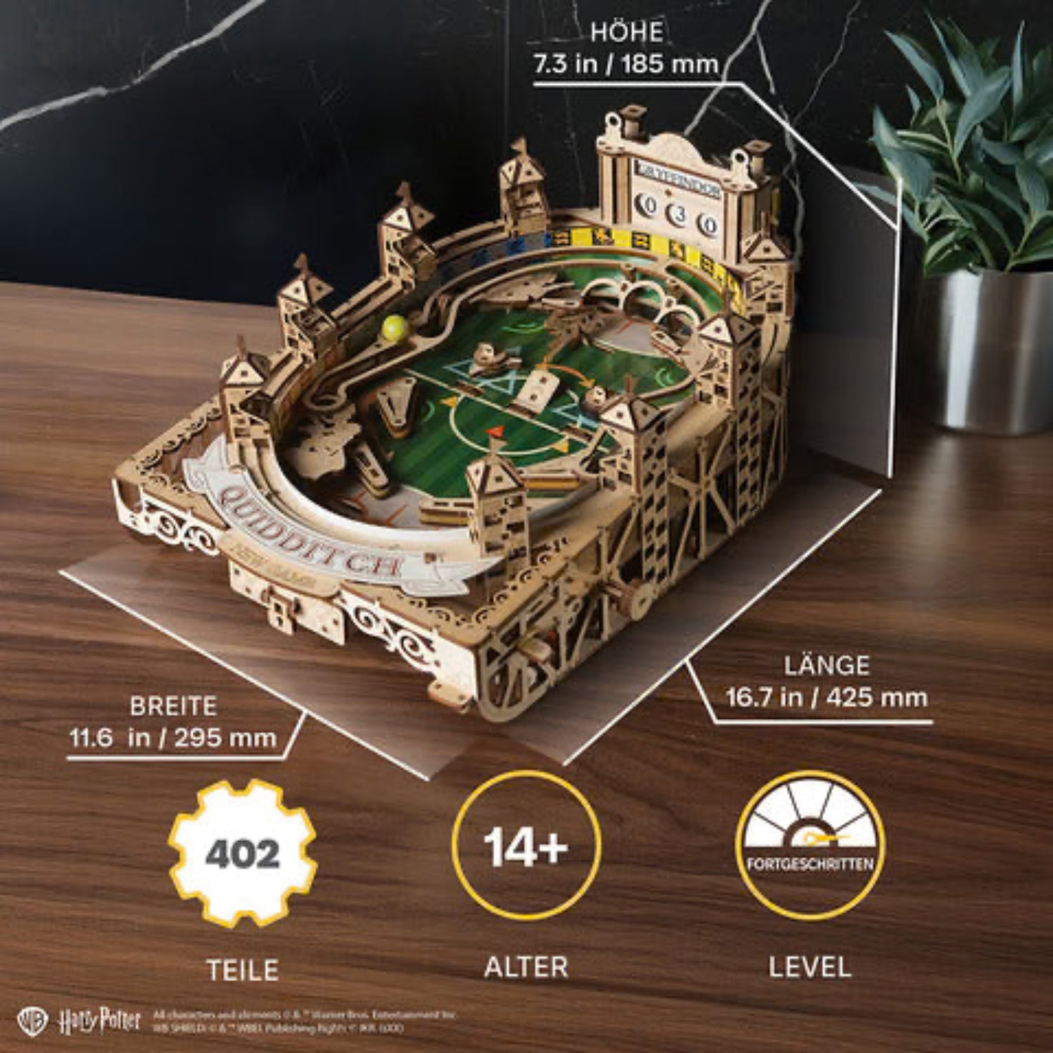 Quidditch Pinball – Build in the Flow, Play in the Moment Ugears Mechanical Kit