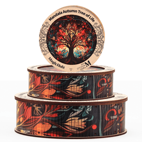 Herbstbaum des Lebens | Mandala-Holzpuzzle-MagicHolz--