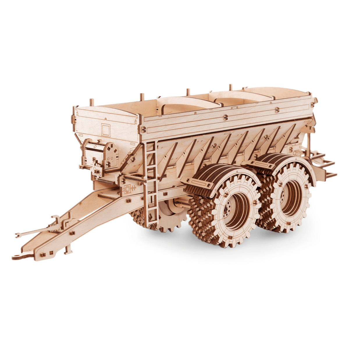 Trailer for Kirovets K-7M-Mechanical Wooden Puzzle-Eco-Wood-Art--