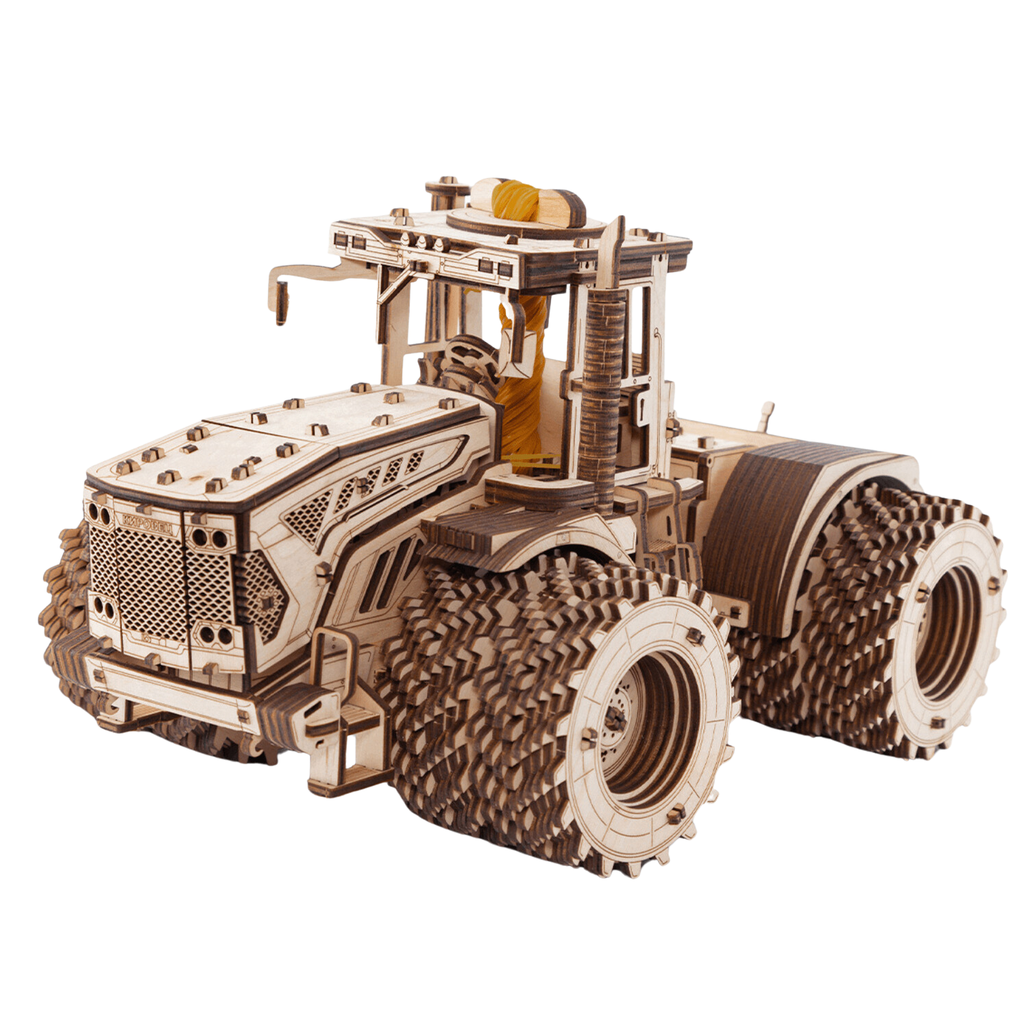 Kirovets K-7M – Das Biest aus Holz Mechanisches Holzpuzzle Eco-Wood-Art
