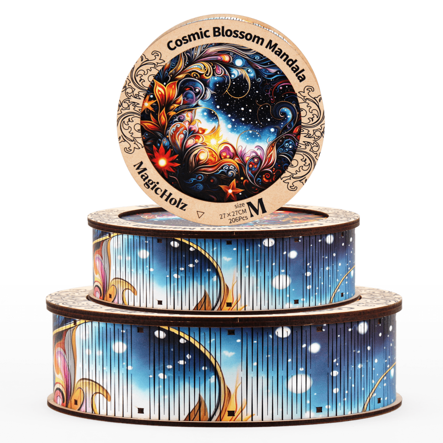 Cosmic blossoms | MagicHolz wooden puzzle-MagicWood--