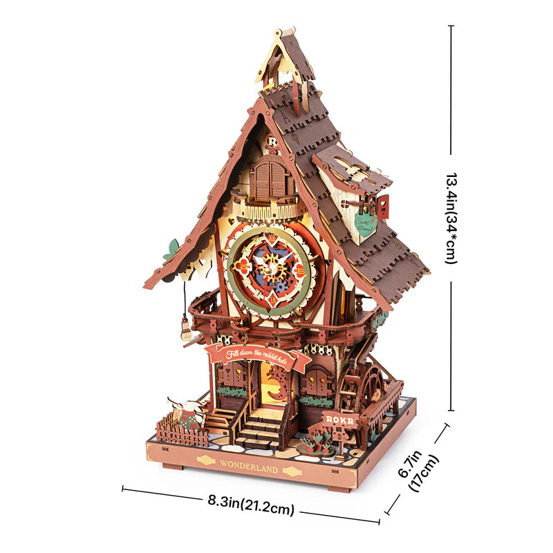 Kuckucksuhr 3D-Bausatz 3D Puzzle Robotime