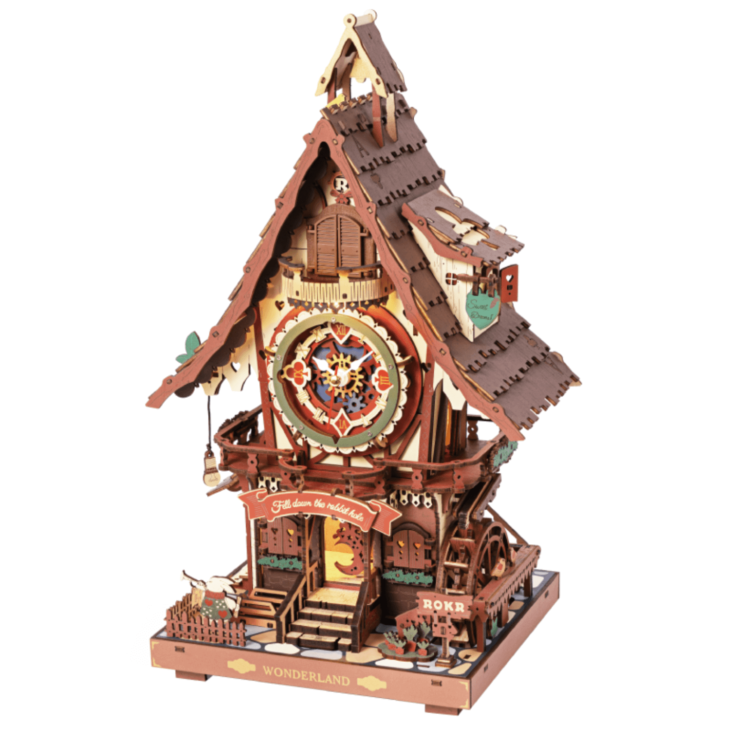 Cuckoo clock l 3D wooden puzzle-3D puzzle-Robotime--