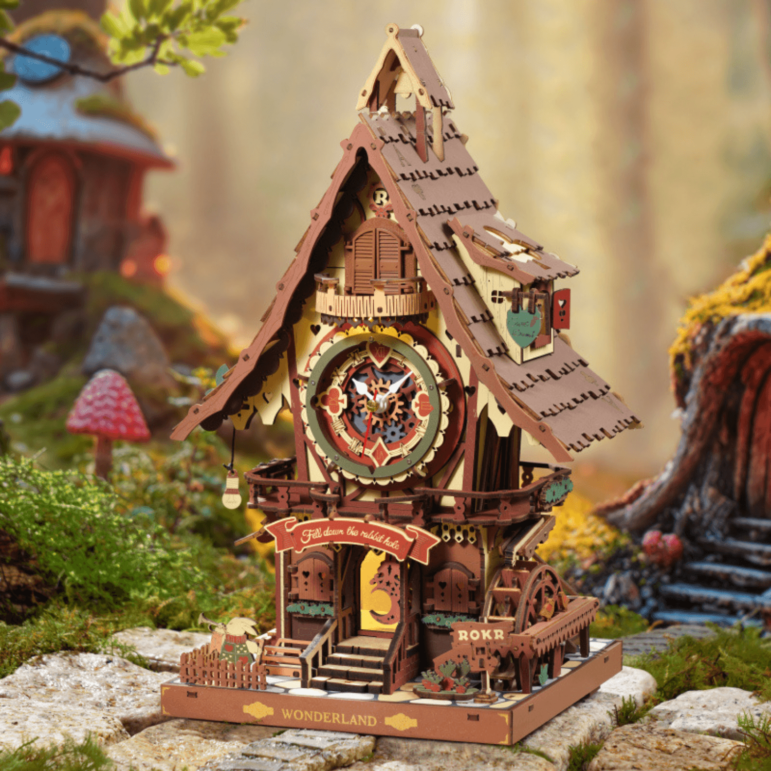 Cuckoo clock l 3D wooden puzzle-3D puzzle-Robotime--