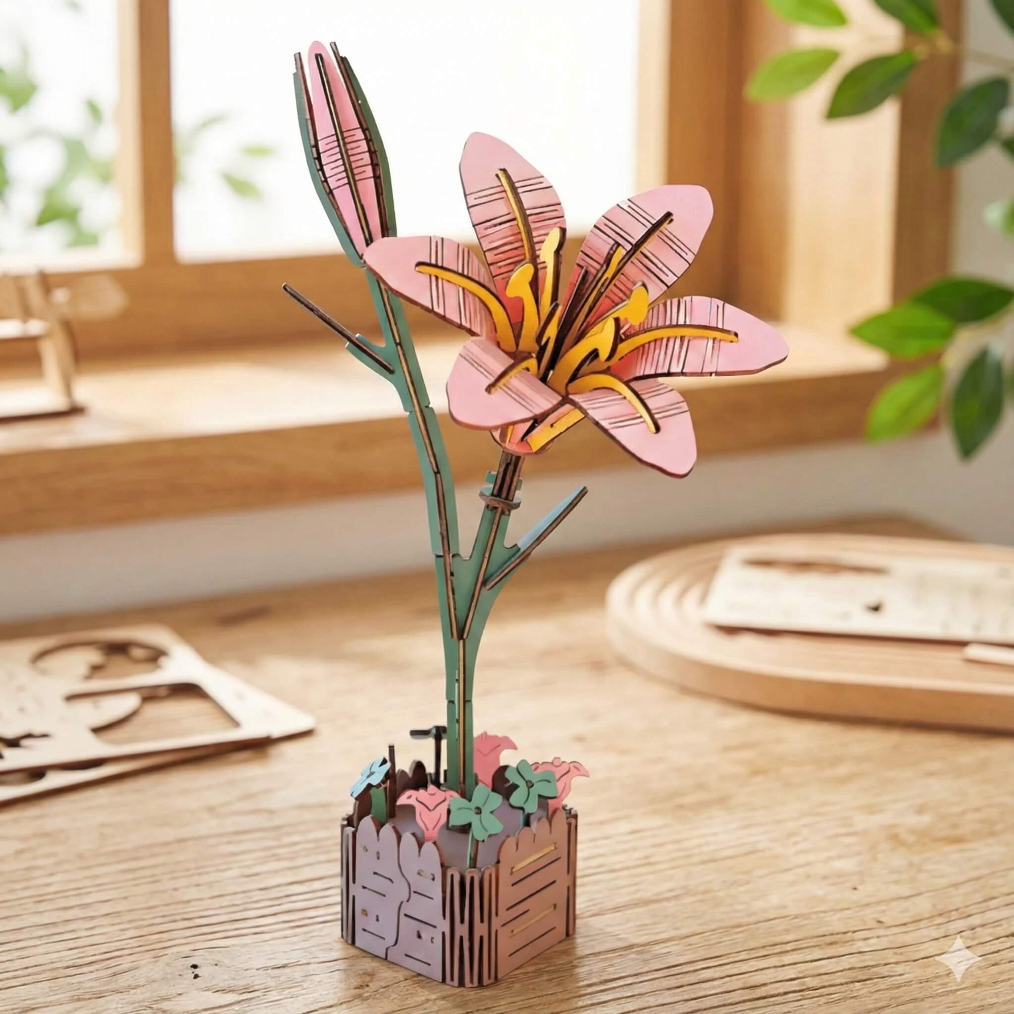 Wooden flowers - Timeless flowers made of wood 🌼