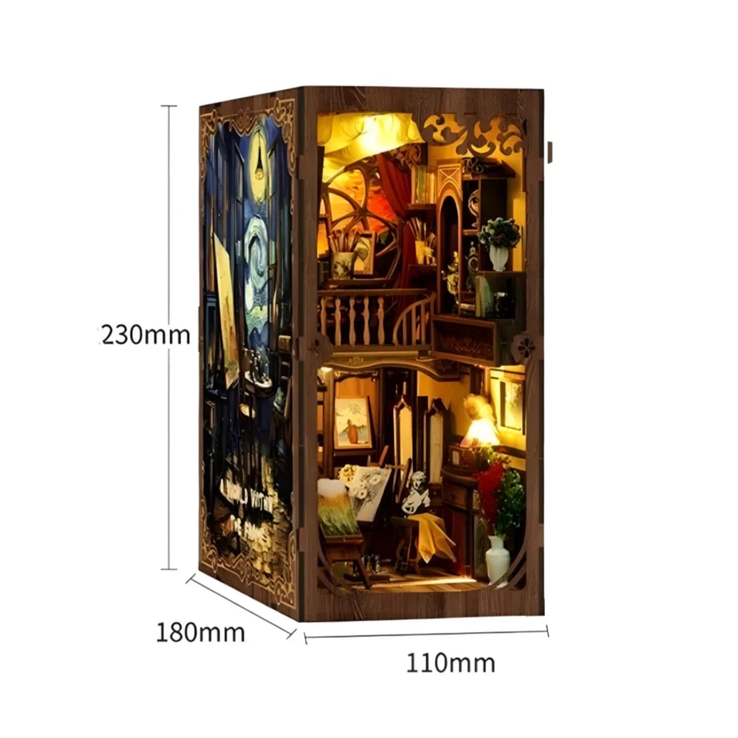 A World within the Frame – Van Gogh Book Nook MagicHolz