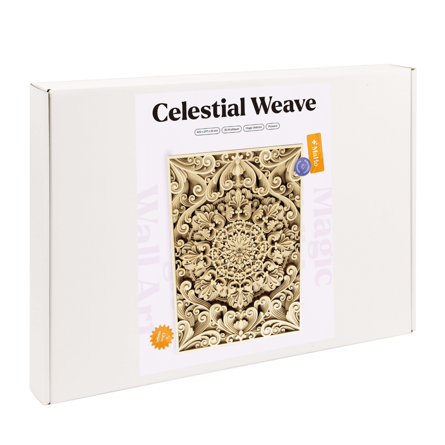 Magic Wall Art l Celestial Weave Mural MagicHolz