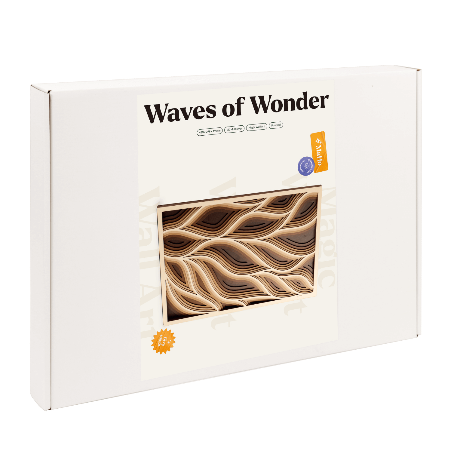 Magic Wall Art l Waves of Wonder mural MagicHolz
