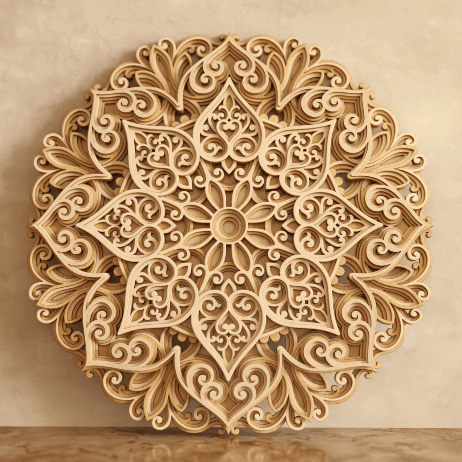 Magic Wall Art l Zen Circle mural MagicHolz