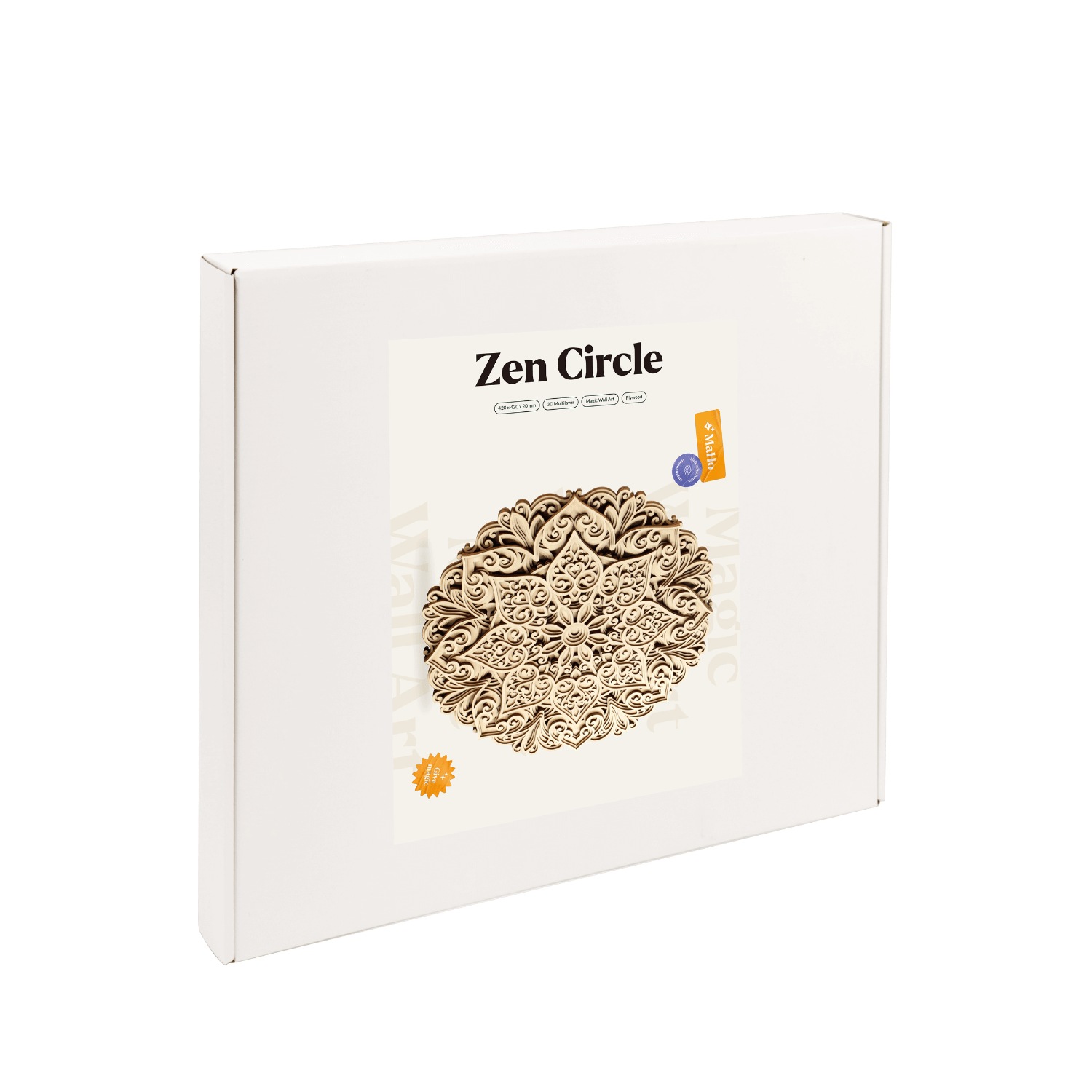 Magic Wall Art l Zen Circle mural MagicHolz
