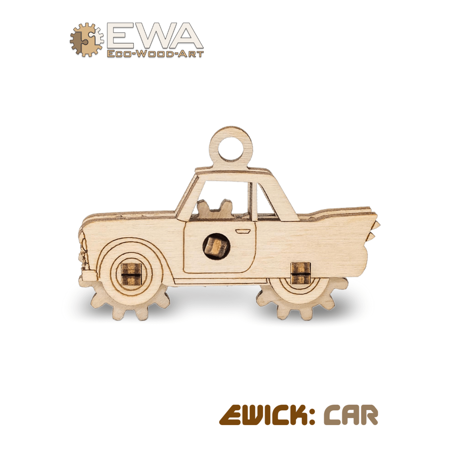 Mini-Puzzles 3D Puzzle Eco-Wood-Art CAR