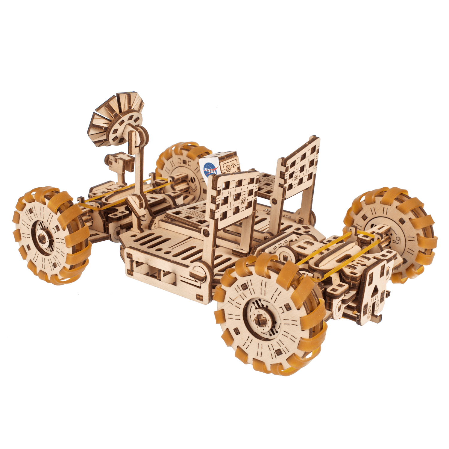 NASA Moon Rover-Mechanical Wooden Puzzle Ugears--