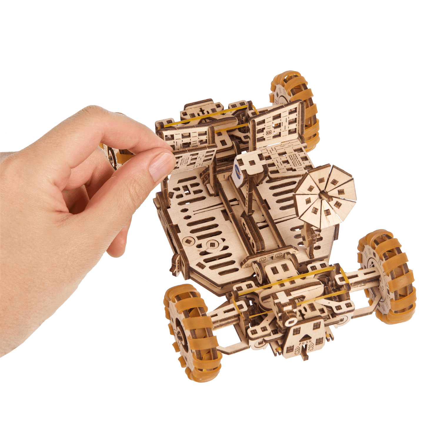 NASA Moon Rover-Mechanical Wooden Puzzle Ugears--