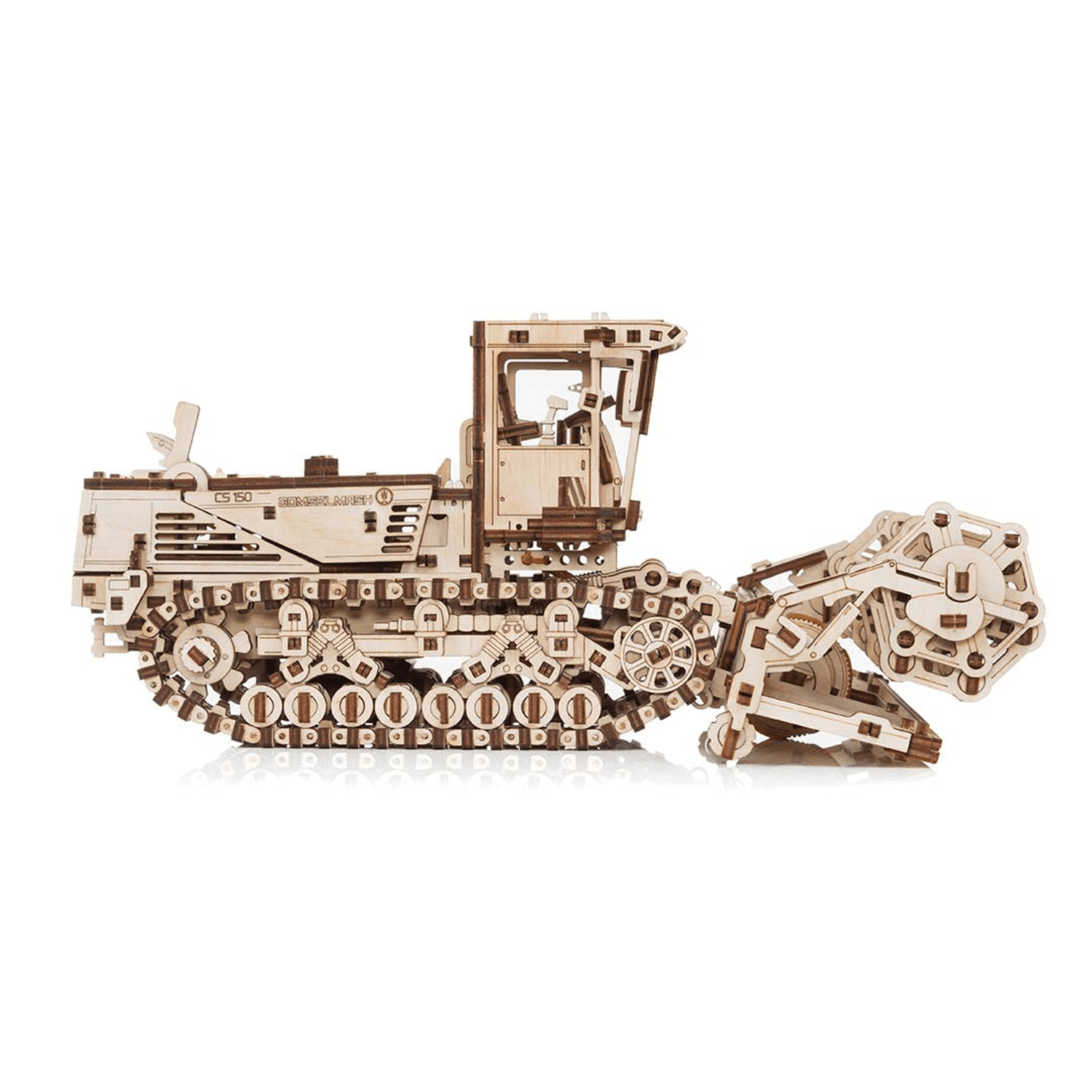 Mower CS-150C | Mähdrescher Mechanisches Holzpuzzle Eco-Wood-Art