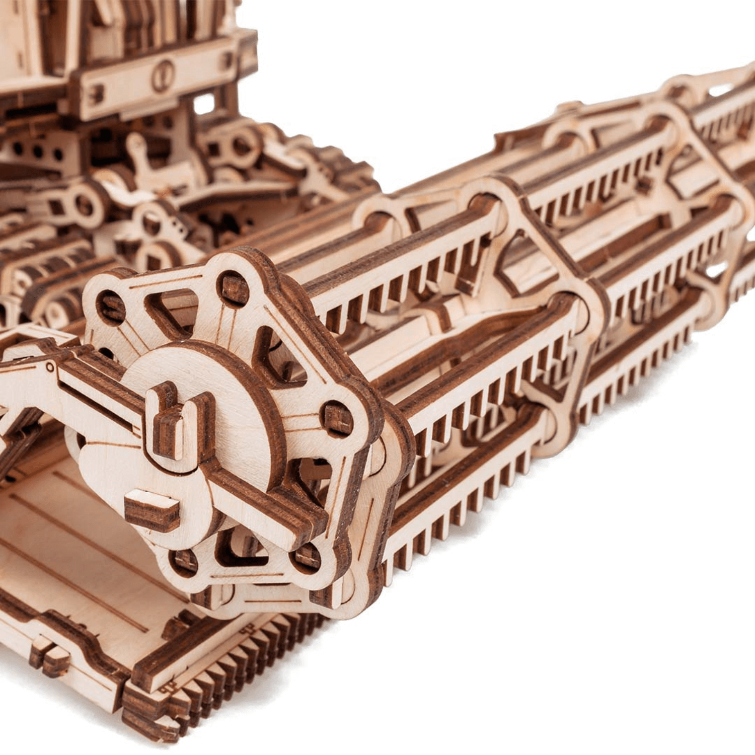 Mower CS-150C | Mähdrescher Mechanisches Holzpuzzle Eco-Wood-Art