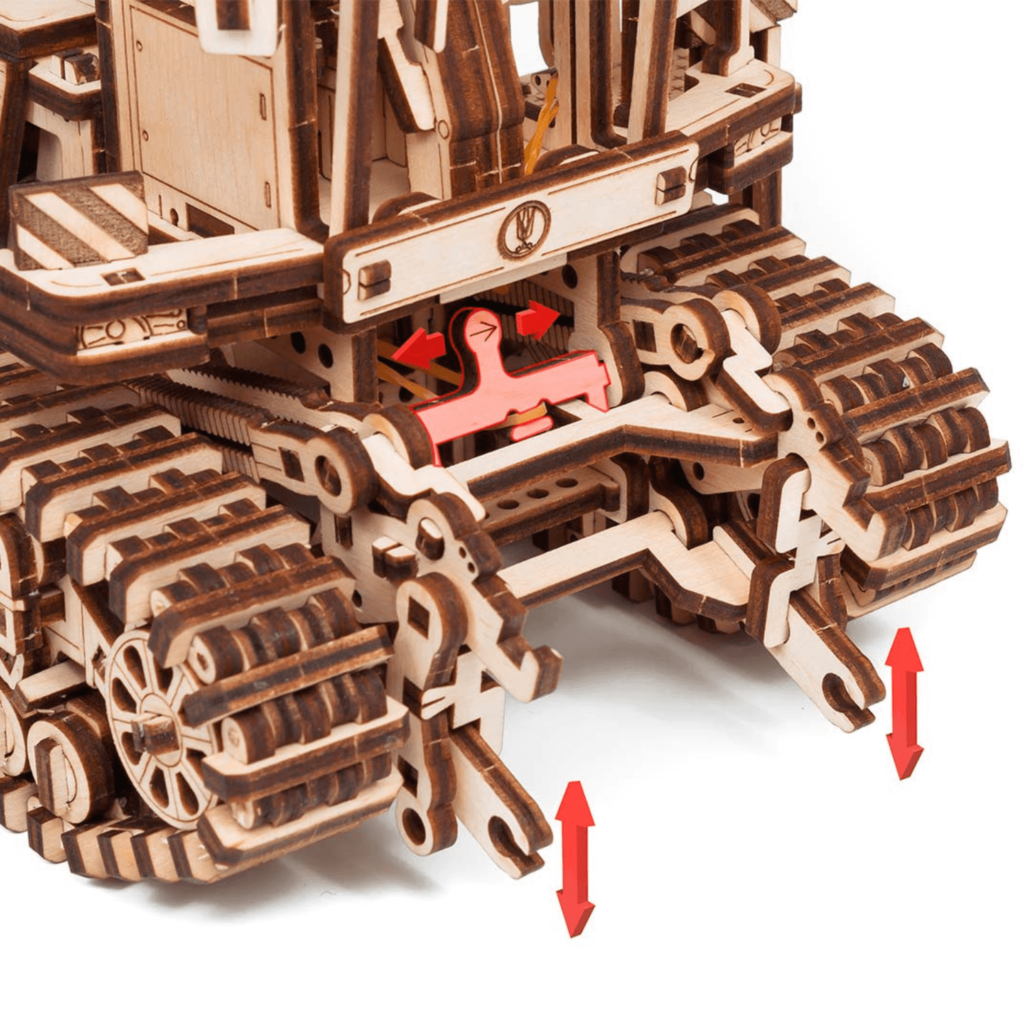 Mower CS-150C | Mähdrescher Mechanisches Holzpuzzle Eco-Wood-Art
