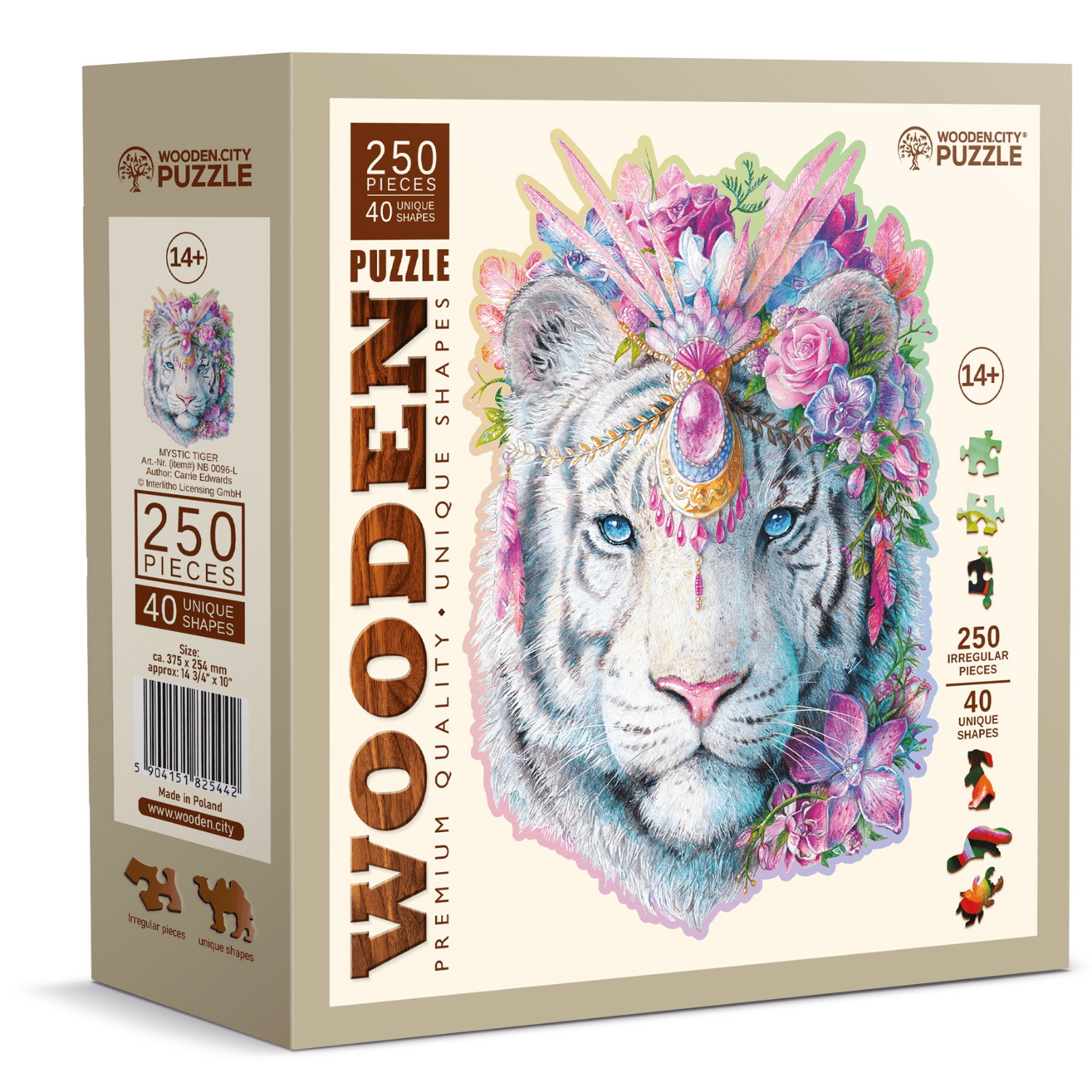 Mystic Tiger Puzzle | Wooden Puzzle-WoodenCity--