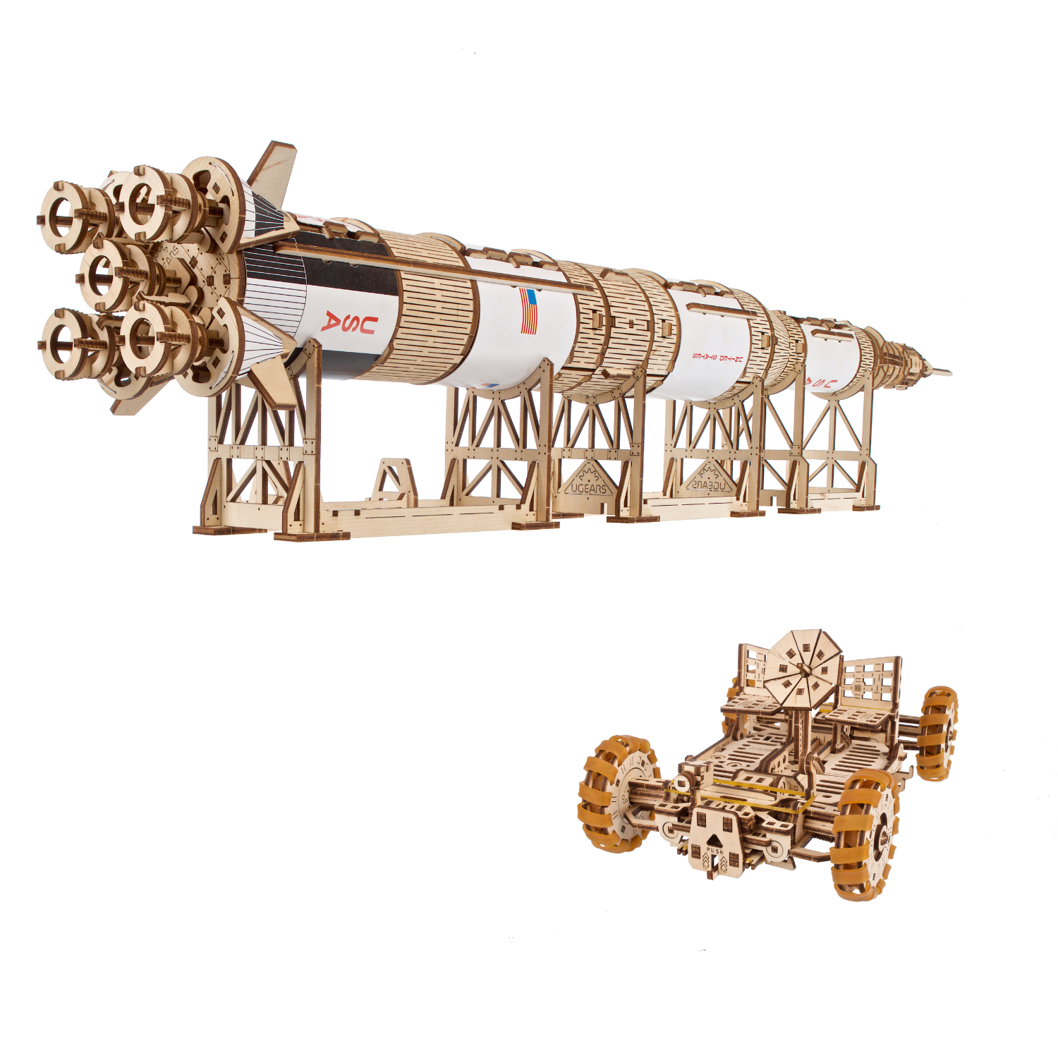 NASA Space Mission Kit | Bundle Mechanical Wooden Puzzle Ugears