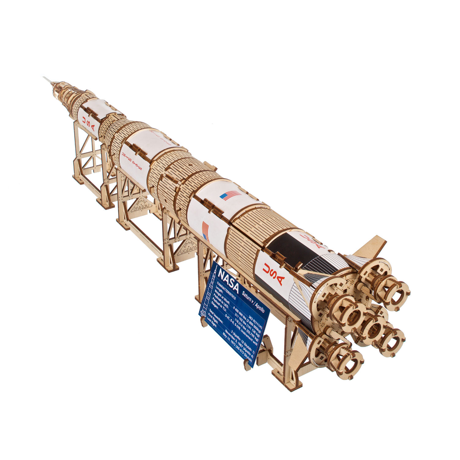 NASA Space Mission Kit | Bundle Mechanical Wooden Puzzle Ugears