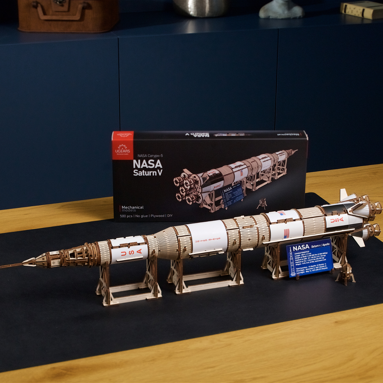 NASA Space Mission Kit | Bundle Mechanical Wooden Puzzle Ugears