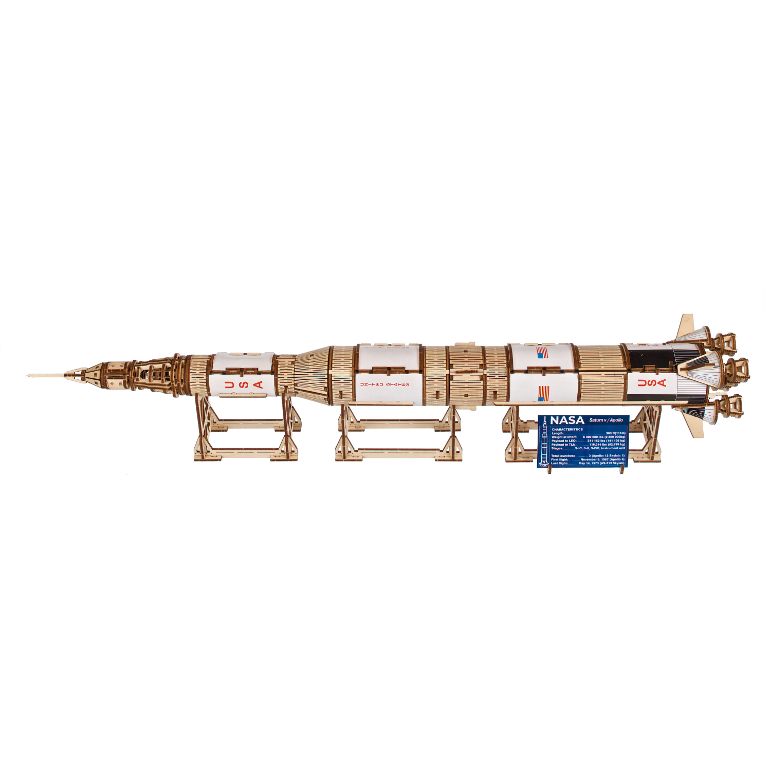 NASA Space Mission Kit | Bundle Mechanical Wooden Puzzle Ugears