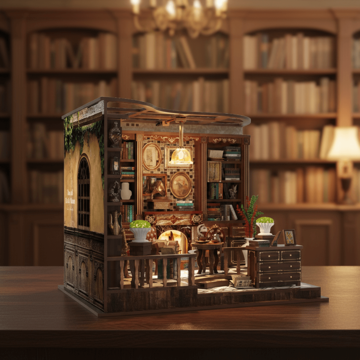 La vieille salle d'étude Maison miniature MagicHolz