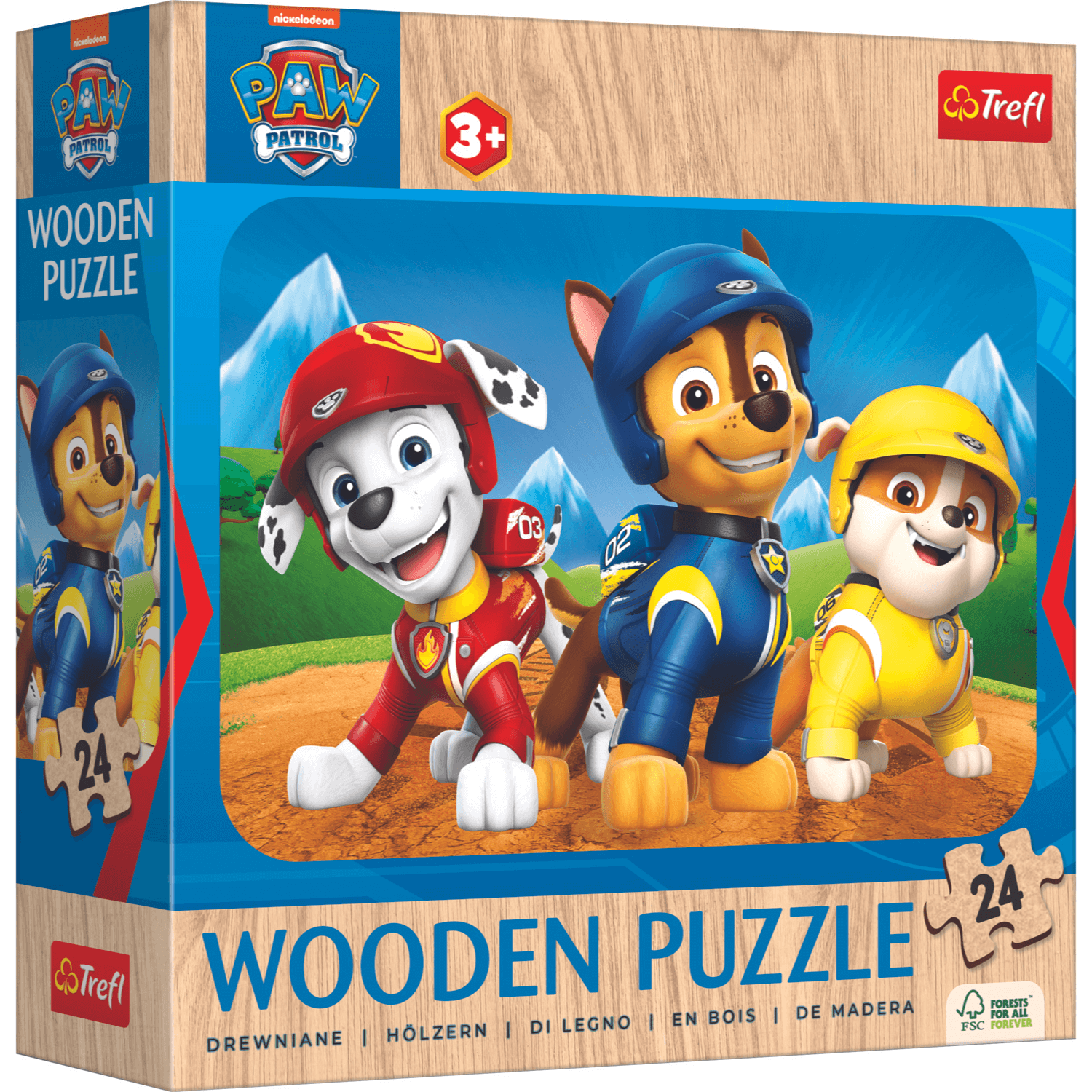Paw Patrol Hundecrew | Holz Puzzle Junior 24 Holzpuzzle TREFL
