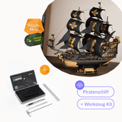 Piratenschiff & Werkzeug-Kit