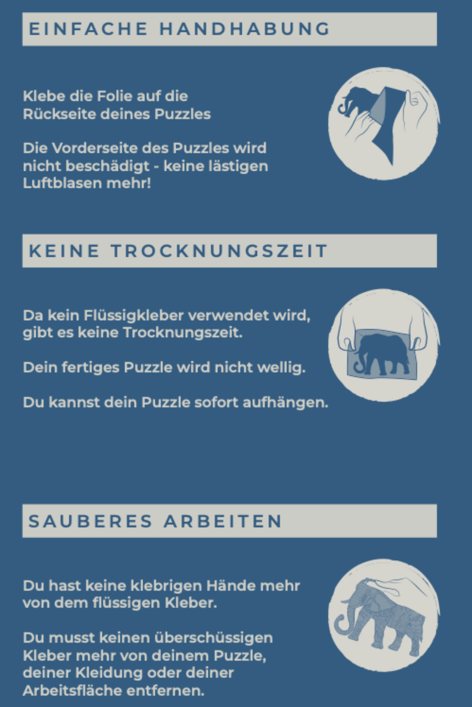 Puzzle Saver | Klebefolien DIY Zubehör MagicHolz