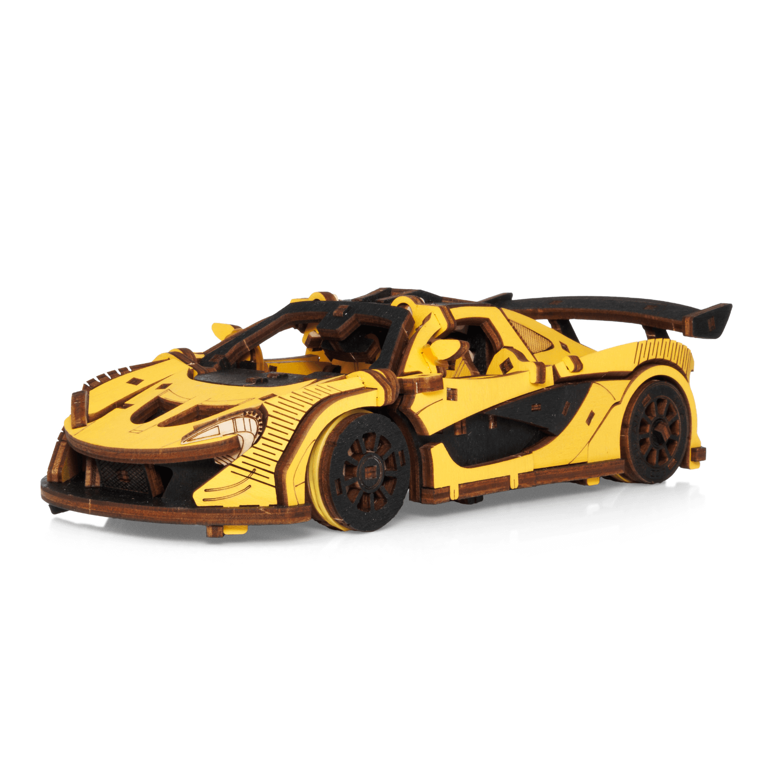 Racing Car | Rennauto Mechanisches Holzpuzzle Eco-Wood-Art