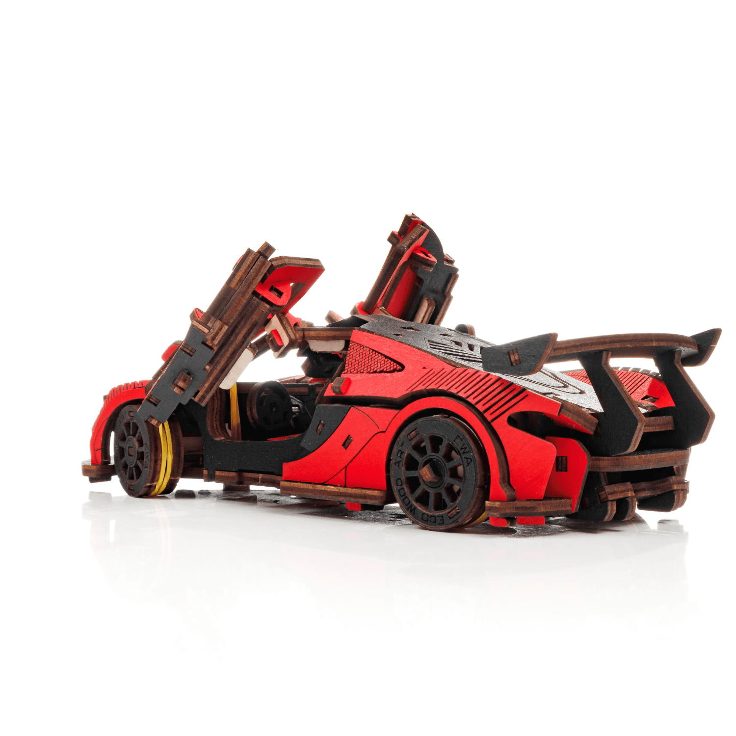 Racing Car | Rennauto Mechanisches Holzpuzzle Eco-Wood-Art
