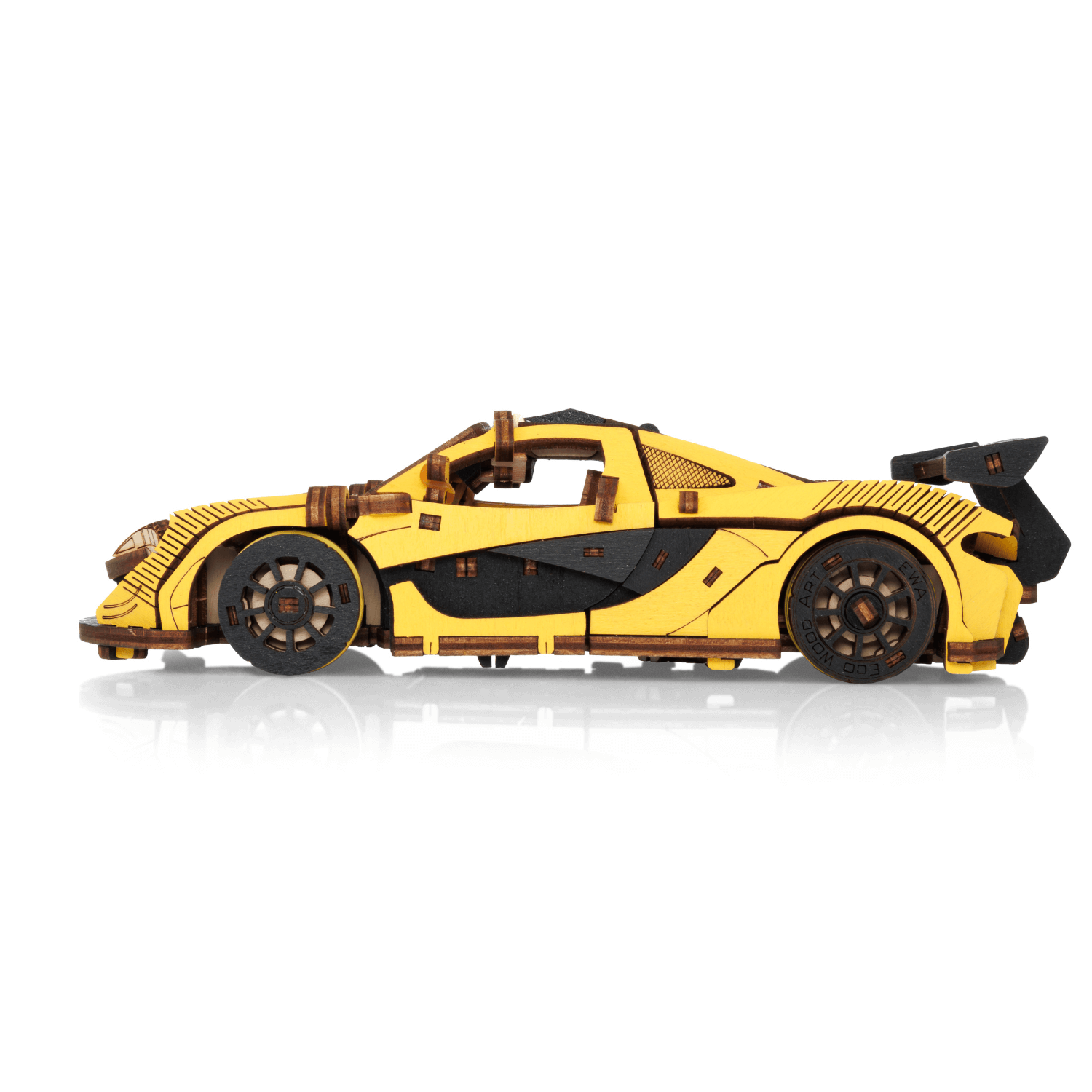 Racing Car | Rennauto Mechanisches Holzpuzzle Eco-Wood-Art