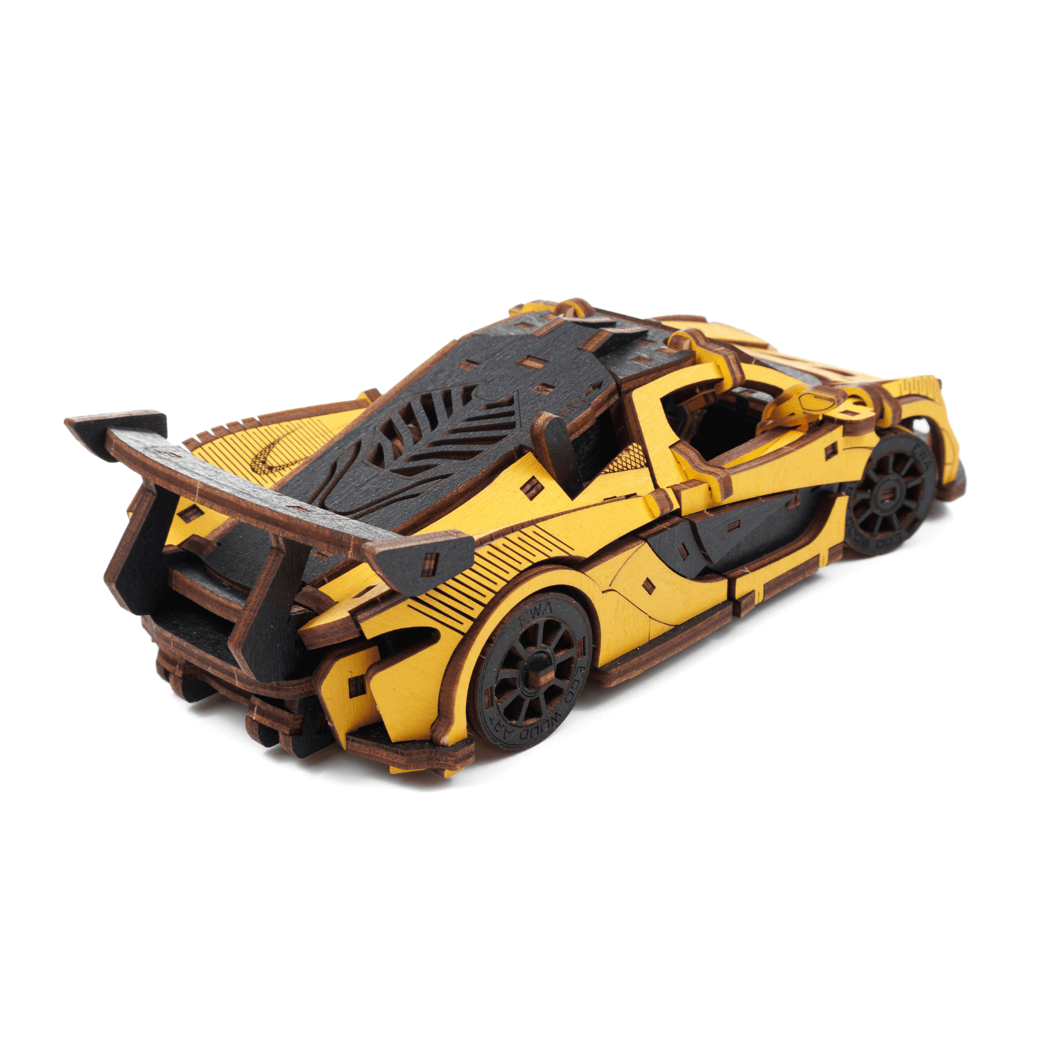 Racing Car | Rennauto Mechanisches Holzpuzzle Eco-Wood-Art