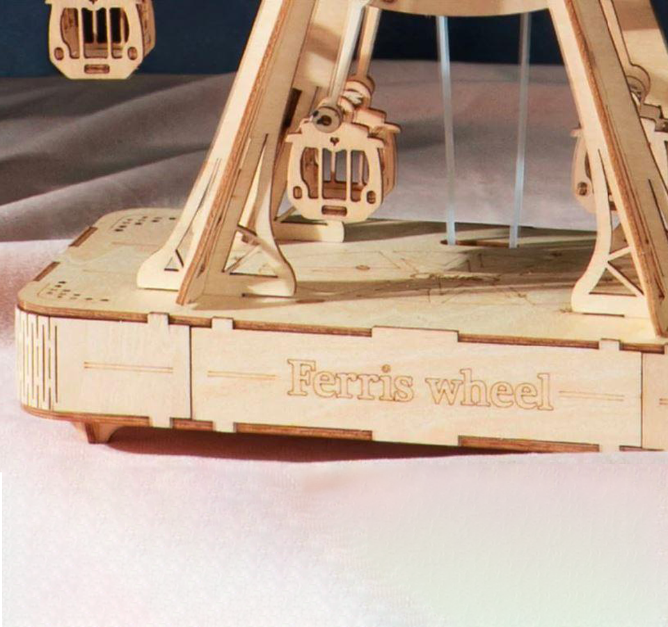 Mechanische Spieluhr - Riesenrad Mechanisches Holzpuzzle Robotime