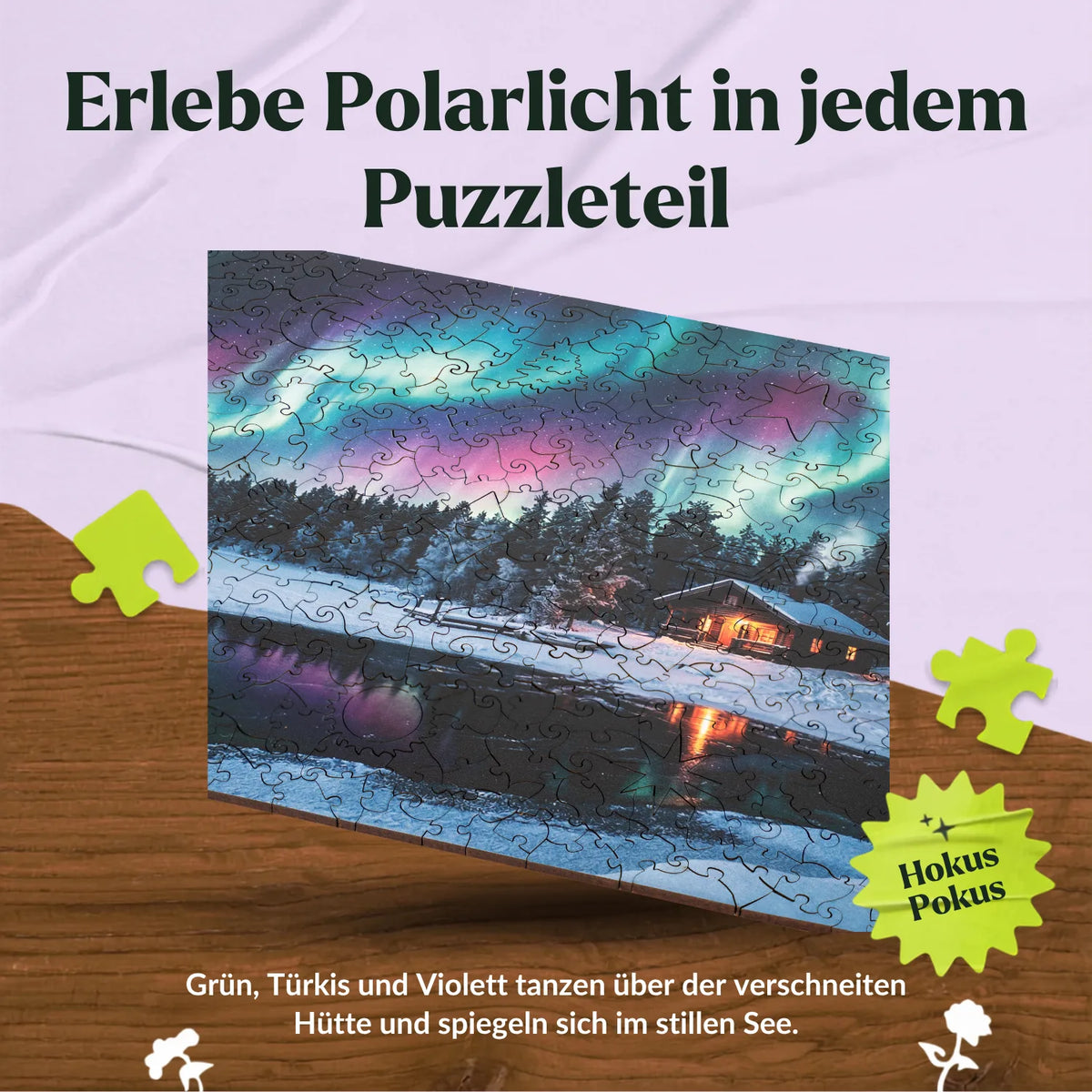 Winter Landscape Wooden Puzzle (2D) MagicHolz
