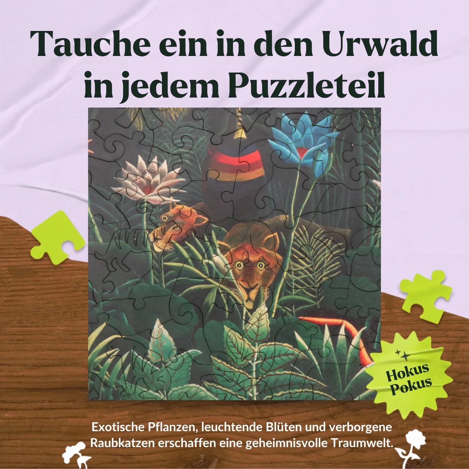 The Dream | Henri Rousseau Wooden Puzzle (2D) MagicHolz