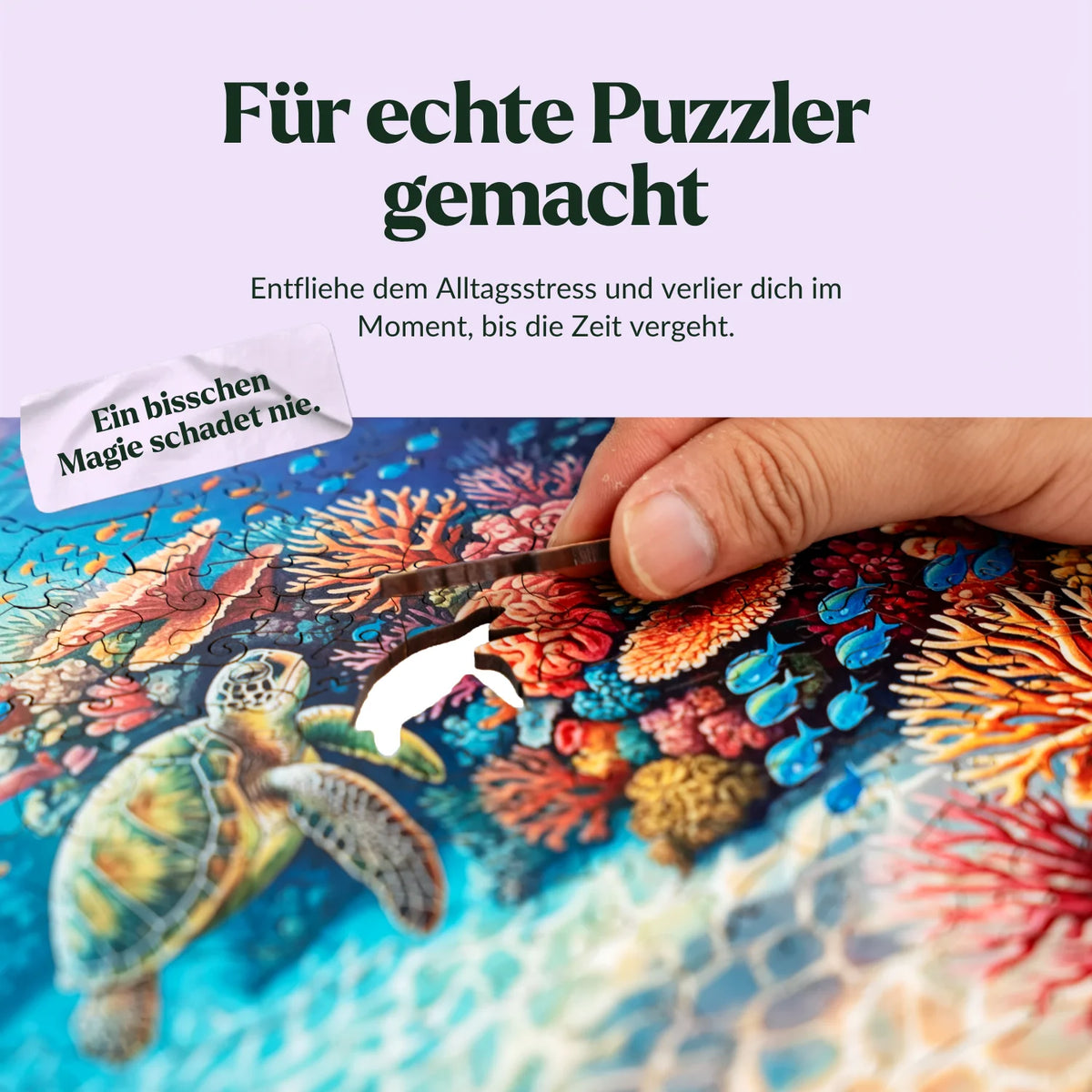 Houten puzzel 'Onderwaterwereld' (2D) MagicHolz