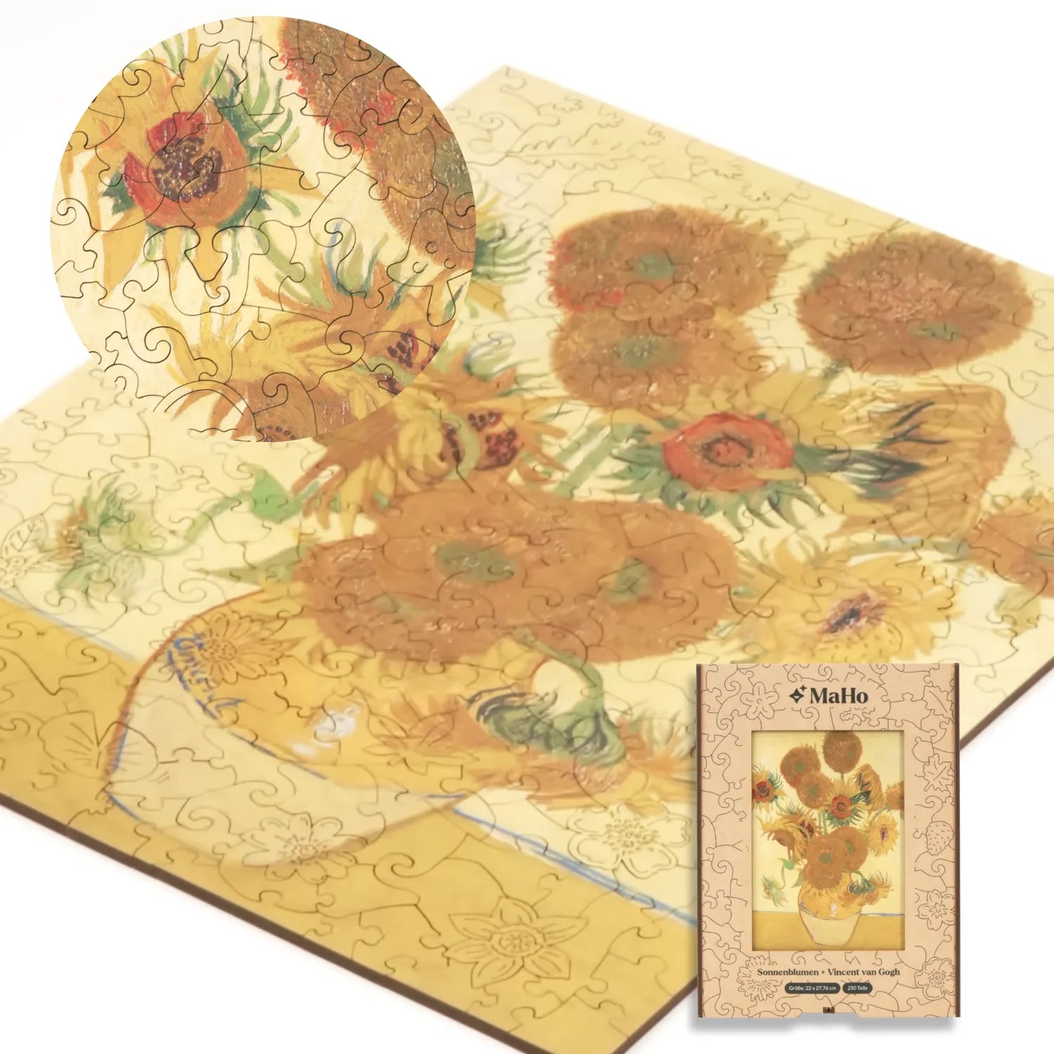 Sunflowers | Vincent van Gogh Wooden Puzzle (2D) MagicHolz