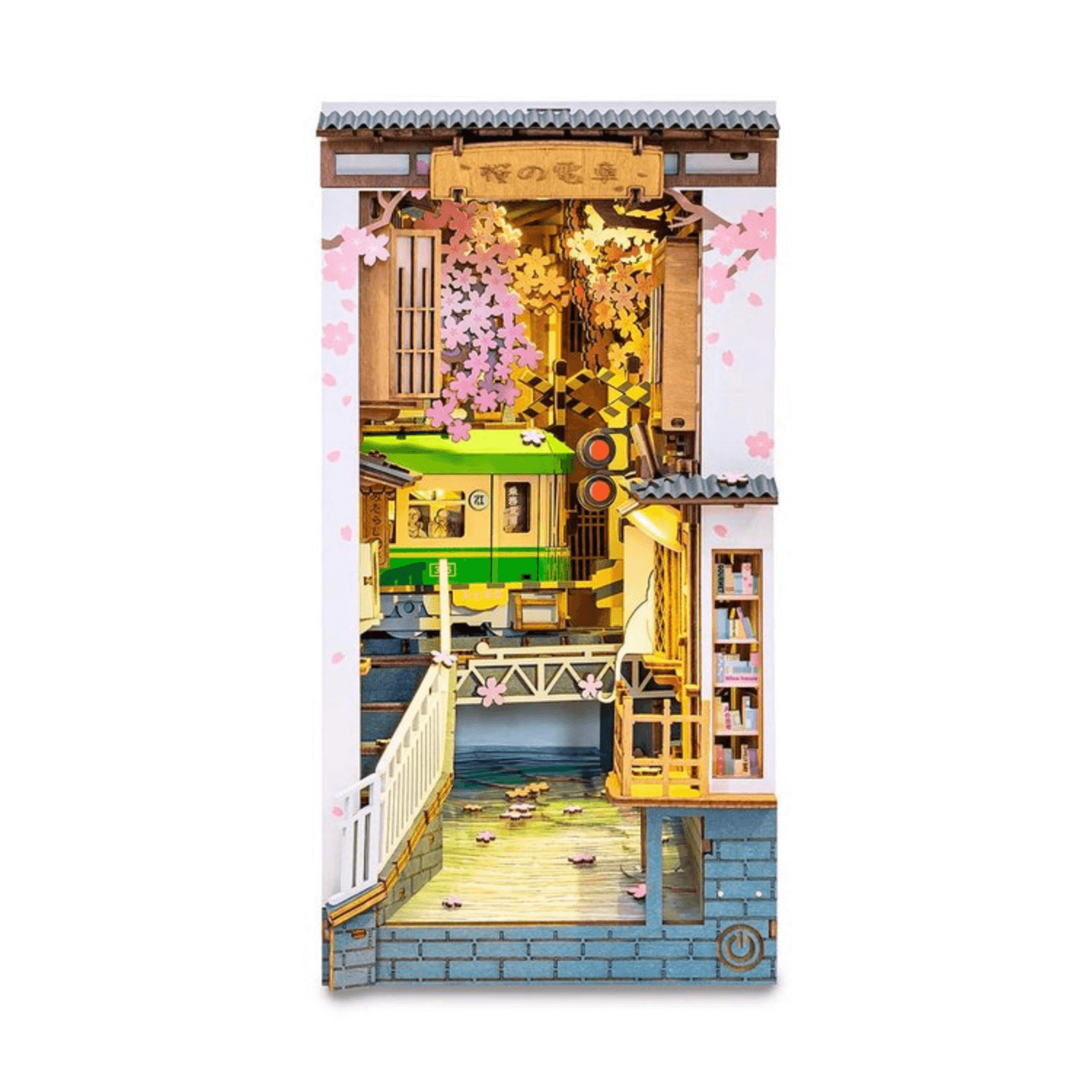Voyage sous les cerisiers en fleurs — Book Nook pour la fête des Mères Book Nook MagicHolz