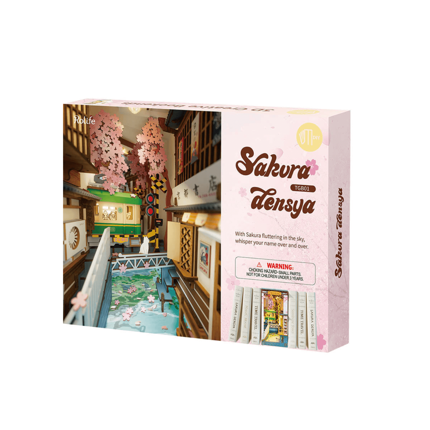 Voyage sous les cerisiers en fleurs — Book Nook pour la fête des Mères Book Nook MagicHolz