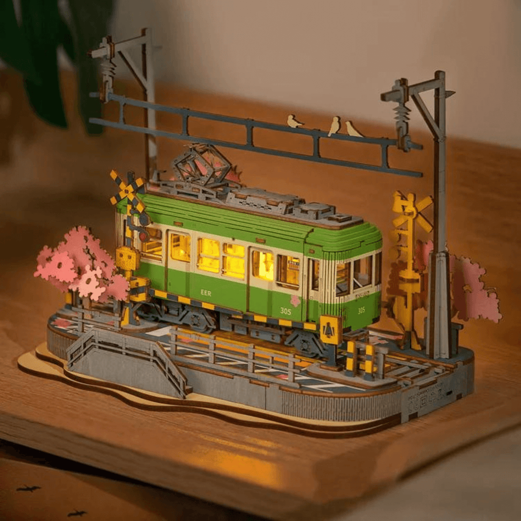 Spring Journey discount 1 - Japan Diorama, Sakura Countryside Railway Scene