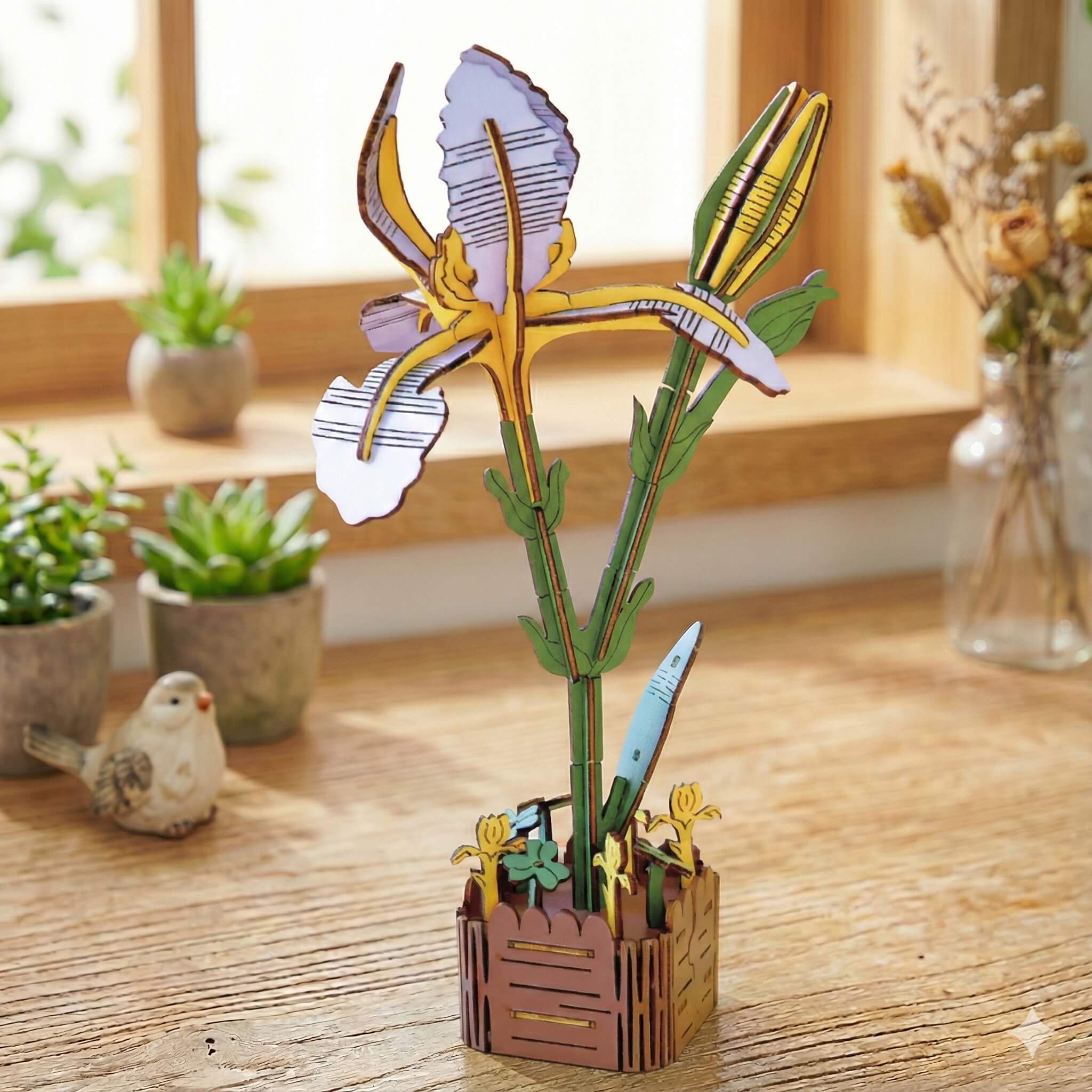 Wooden flowers - Timeless flowers made of wood 🌼