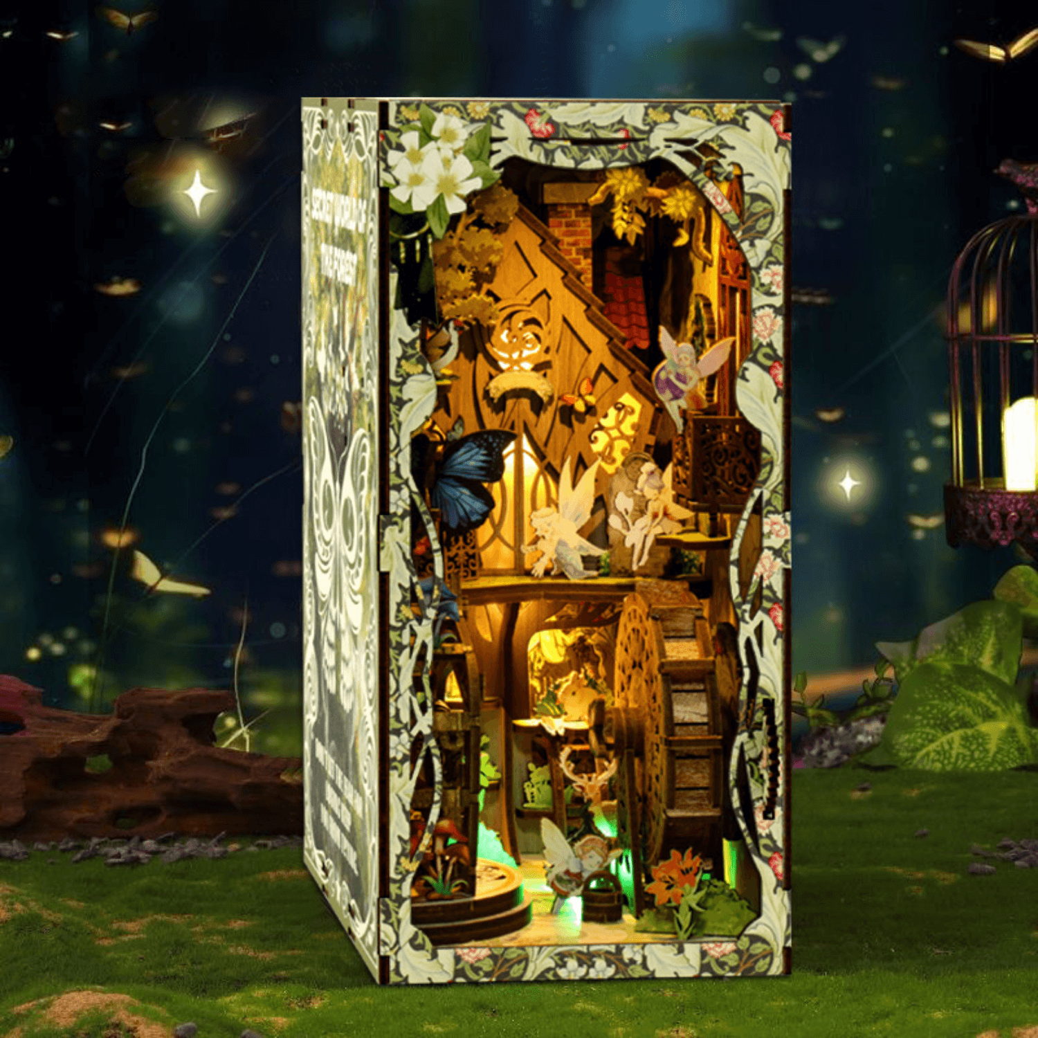 Secret World of the Forest | Diorama | Book Nook Diorama MagicHolz Secret World of the Forest