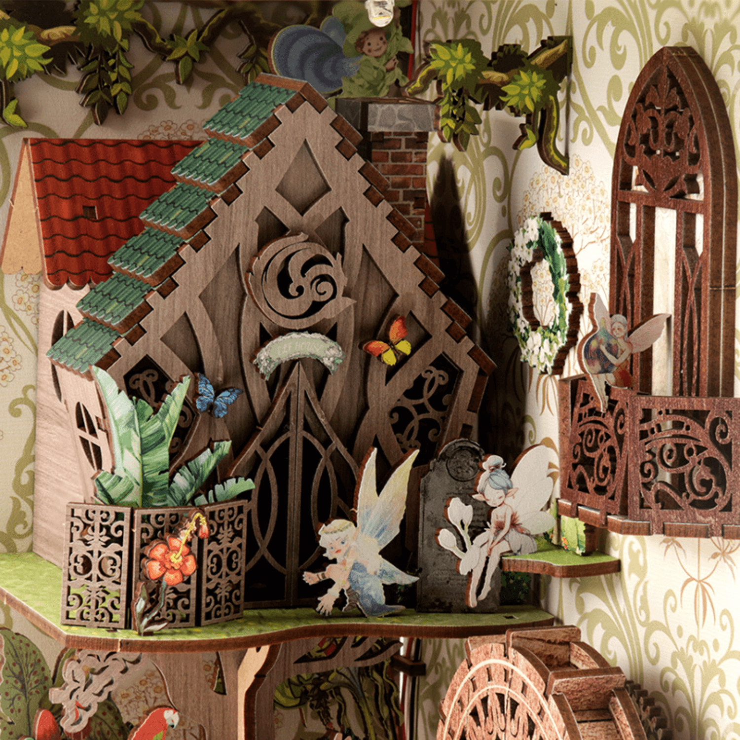 Secret World of the Forest | Diorama | Book Nook Diorama MagicHolz