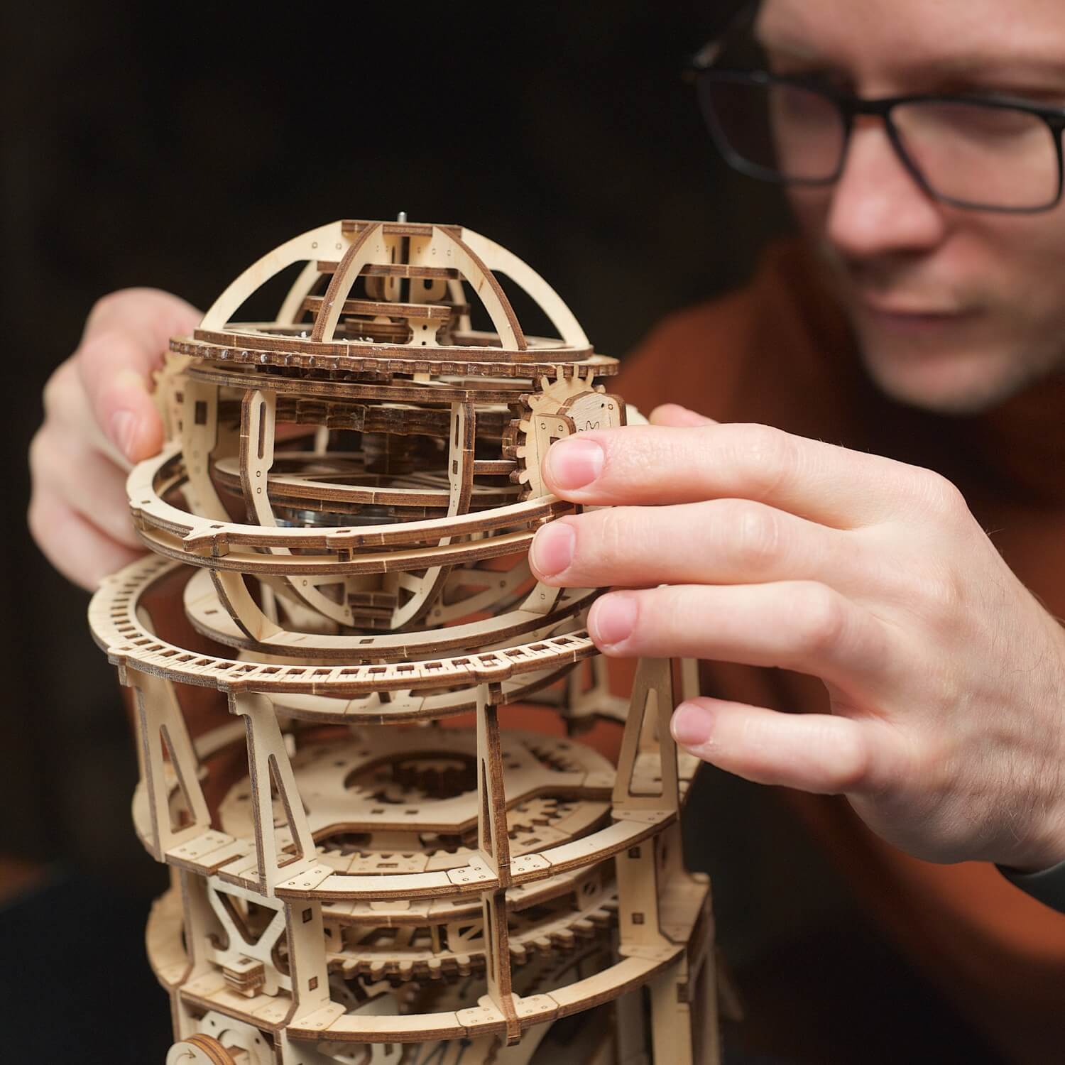 🕰️ Stargazer - Your watch. Your work. Your fascination. Mechanical wooden puzzle Ugears
