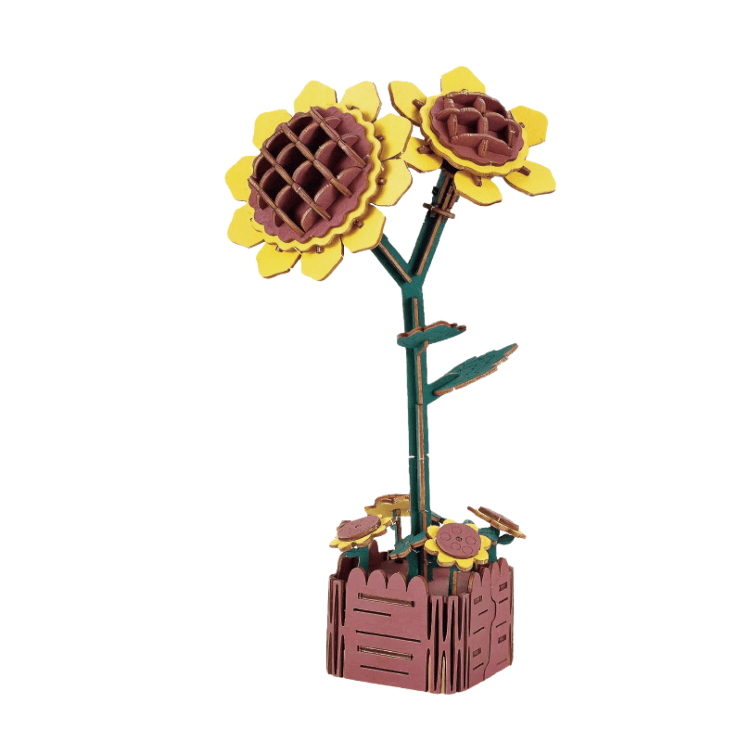 MaHo Flowers | Craft your own blossoms 3D Puzzle MagicHolz Sunflower